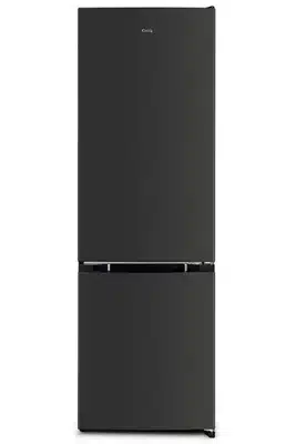 Réfrigérateur congélateur bas CHiQ FBM260L 262L en finition noire mate, offrant un design élégant et moderne.